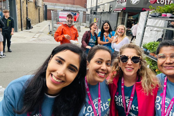 Healthwatch volunteers at Chapel Market, Islington